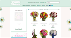 Desktop Screenshot of floraldesignsofpotomac.com